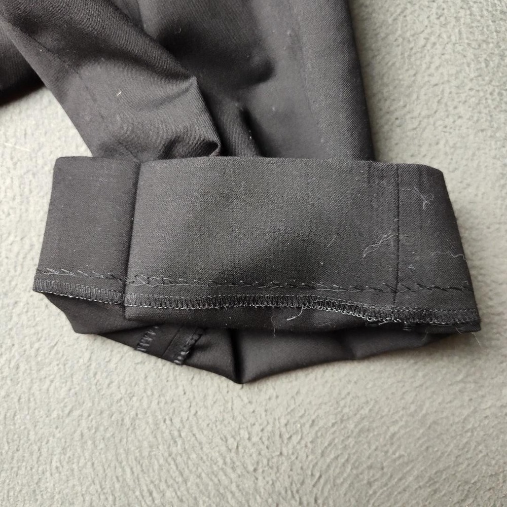 Ted Baker London Pants Mens 35x30 Black Wool Dress Trousers Jarrett Flat Front - Picture 7 of 14